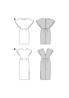 6439. Burda Dam - WOMEN'S BACK INTEREST DRESSES