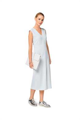 6511. Burda Dam - WOMEN'S' V-NECK DRESS