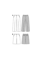6613. Burda Dam - TROUSERS & SHORTS