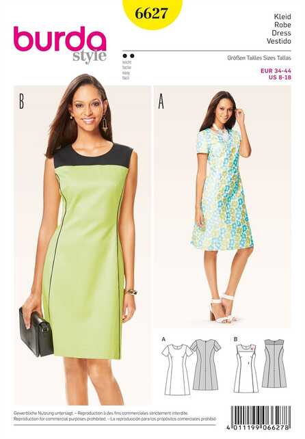 6627. Burda Dam - DRESSES