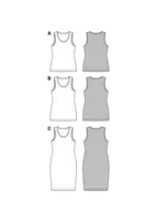 6672. Burda Dam - TOP & DRESS PLUS SIZES