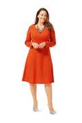 6680. Burda Dam - DRESS PLUS SIZES