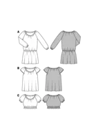 6684. Burda Dam -  DRESS & BLOUSE