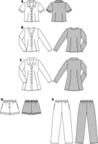 6742. Burda Dam - PYJAMAS