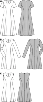 6821. Burda Dam - DRESSES