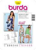 7390. Burda Dam - DRESS & TUNIC