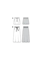 6416. Burda Dam - WOMEN'S EASY SKIRTS