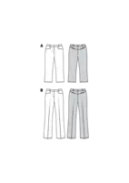 6432. Burda Dam - WOMEN'S DRESS TROUSERS