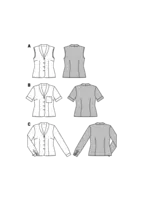 6533. Burda Dam - WOMEN'S BLOUSE