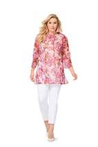 6552. Burda Dam - WOMEN'S BLOUSE PLUS SIZES