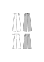 6573. Burda Dam - TROUSER