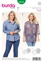 6614. Burda Dam - TOP PLUS SIZES