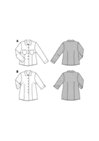 6614. Burda Dam - TOP PLUS SIZES