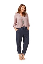 6678. Burda Dam - TROUSERS PLUS SIZES