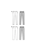 6689. Burda Dam - TROUSERS