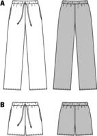 6735. Burda Dam - TROUSERS & SHORTS