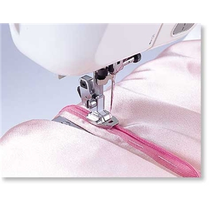 Fot för dolt blixtlås F004N