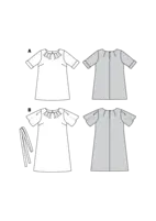 6305. Burda Dam - BURDA STYLE PATTERN 6305 WOMEN'S TOP AND DRESS