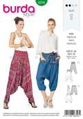 6316. Burda Dam - BURDA STYLE PATTERN MISSES' HAREM PANT