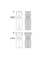 6320. Burda Dam - BURDA STYLE PATTERN MISSES' SHEATH DRESS