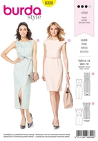 6320. Burda Dam - BURDA STYLE PATTERN MISSES' SHEATH DRESS