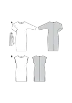 6322. Burda Dam - BURDA STYLE PATTERN MISSES' DRESS.