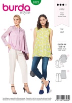 6323. Burda Dam - BURDA STYLE PATTERN MISSES' BLOUSE WITH YOKE