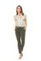 6326. Burda Dam -  BURDA STYLE PATTERN MISSES' SHIRT WITH V NECK