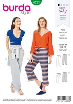 6333. Burda Dam - BURDA STYLE PATTERN MISSES' JOGGING PANT