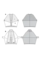 6336. Burda Dam - BURDA STYLE PATTERN MISSES' OVER-SIZED JACKET