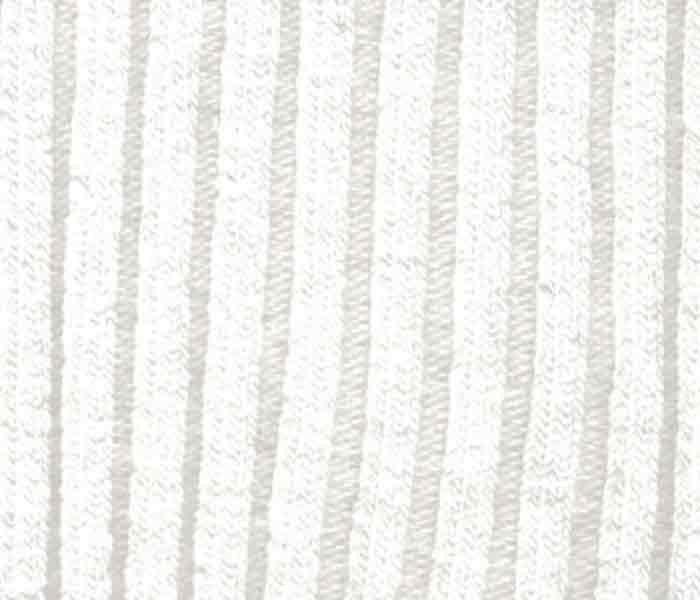 Grov ribbad mudväv vit