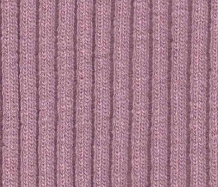 Grov ribbad mudväv Dusty Pink