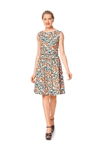 6339. Burda Dam - BURDA STYLE PATTERN MISSES' DRESS WITH WAISTBAND