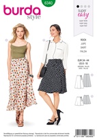 6340. Burda Dam - BURDA STYLE PATTERN MISSES' WRAP SKIRT