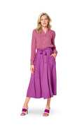 6341. Burda Dam - BURDA STYLE PATTERN MISSES' INVERTED PLEAT SKIRT