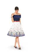 6341. Burda Dam - BURDA STYLE PATTERN MISSES' INVERTED PLEAT SKIRT