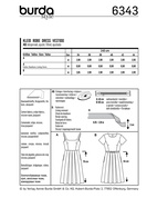 6343. Burda Dam - BURDA STYLE PATTERN MISSES' PINAFORE DRESS