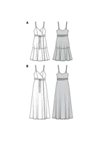 6344. Burda Dam - BURDA STYLE PATTERN MISSES' WRAP DRESS