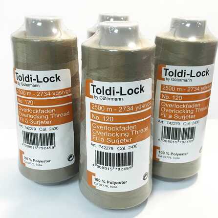 Gütermann Toldi-Lock Overlockstråd - 2430 - 4st