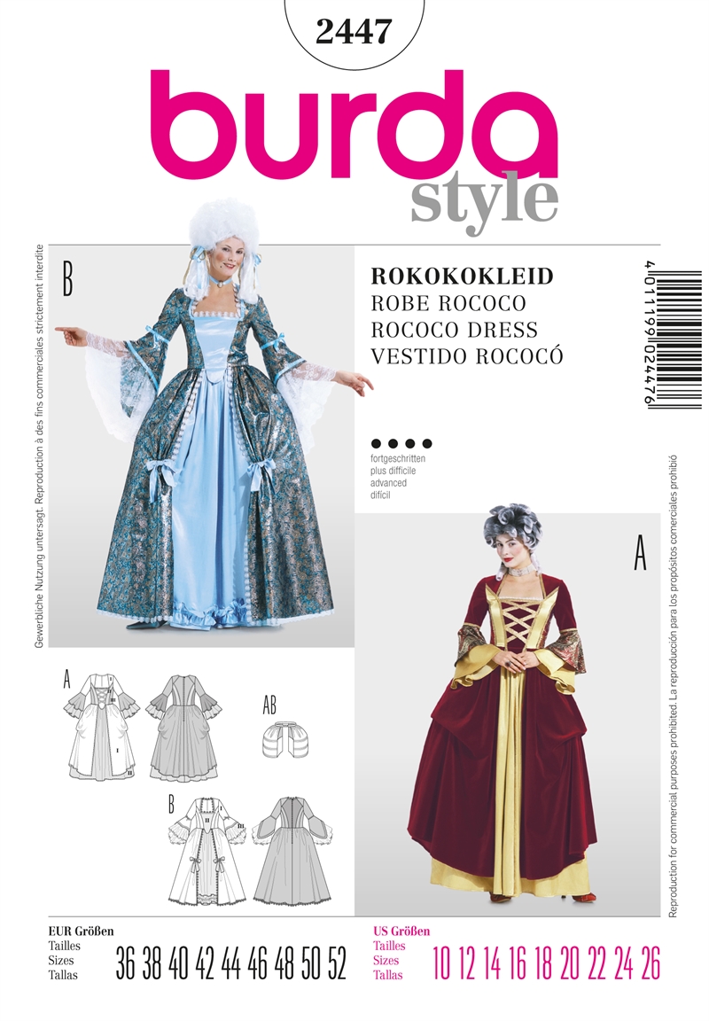 2447. Burda Dam - ROCOCO DRESS