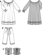 7156. Burda Dam - HISTORIC UNDERGARMENTS