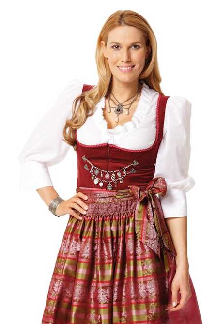 7443. Burda Dam - DIRNDL DRESS