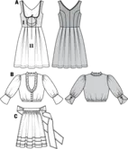 7443. Burda Dam - DIRNDL DRESS