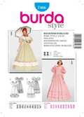 7466. Burda Dam - BIEDERMEIER DRESS