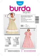 7466. Burda Dam - BIEDERMEIER DRESS