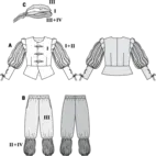 7467. Burda Herr - MIDDLE AGE GUARD