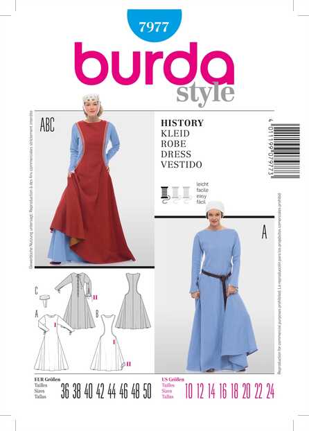 7977. Burda Dam - HISTORY DRESS