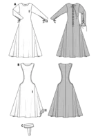 7977. Burda Dam - HISTORY DRESS