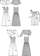 8448. Burda Dam - DIRNDL DRESS