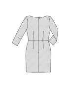 Burda 6287 - Klännning - Dam